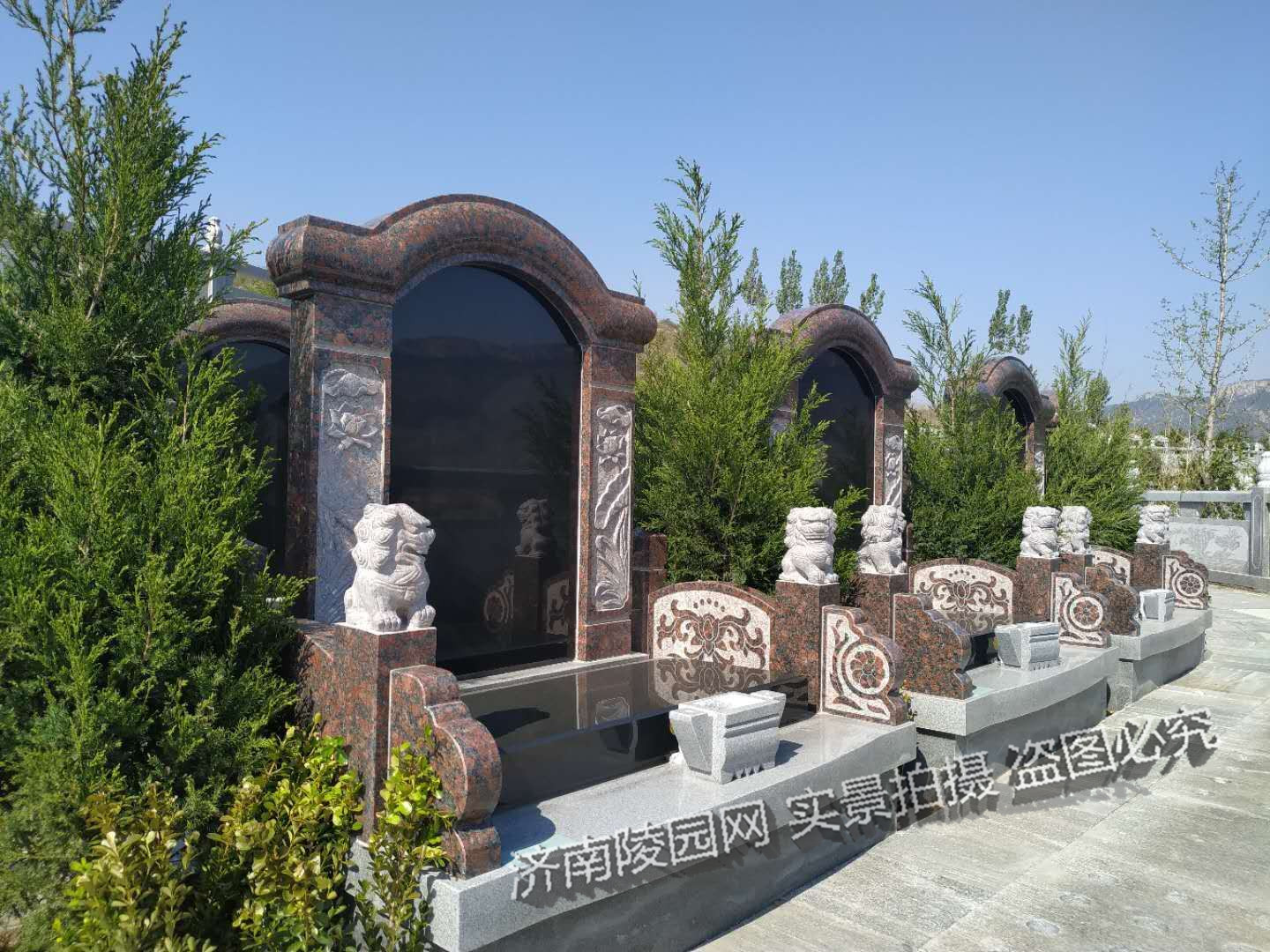 济南慈航园公墓碑型