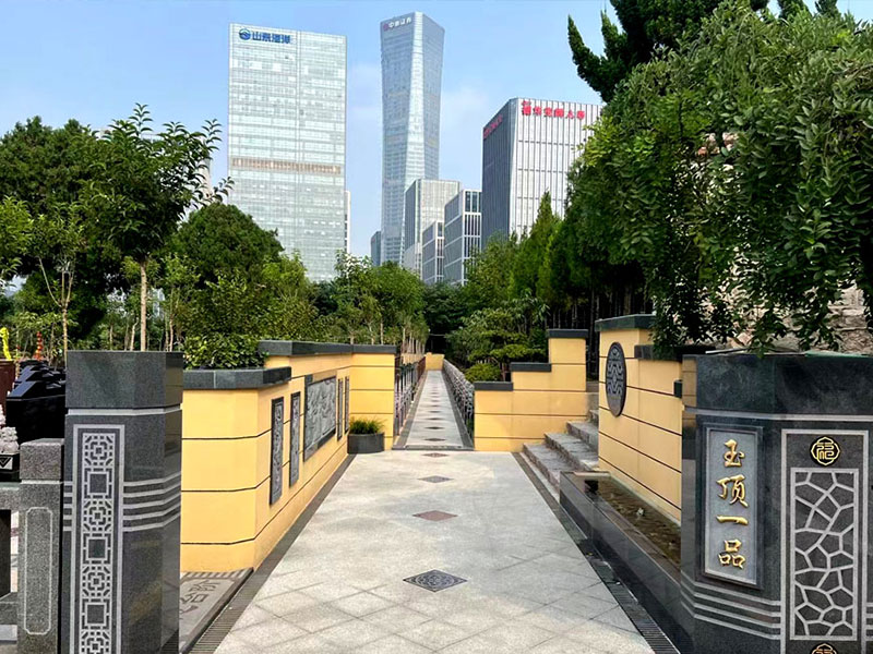 济南玉顶山公墓的风水环境