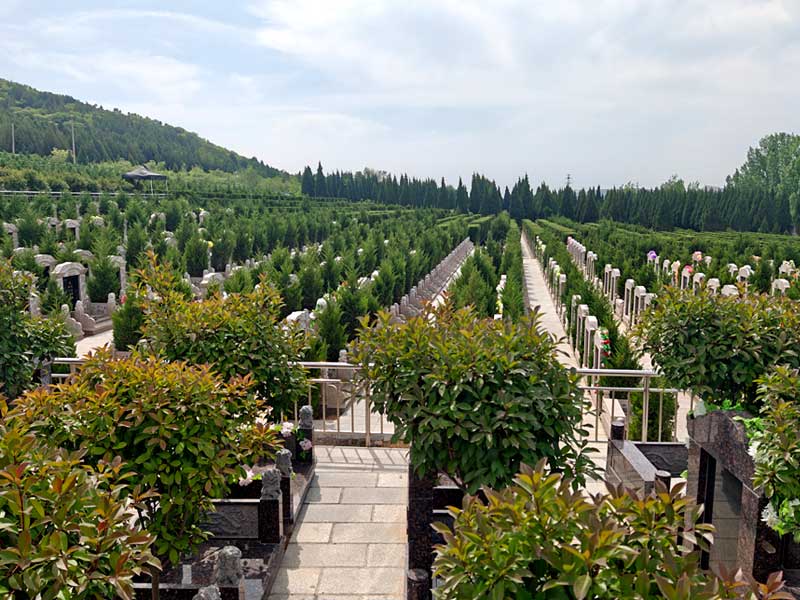 环抱双峰，上风上水的自然环境